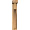 Ekena Millwork Westlake Block Rough Sawn Bracket w/ Offset Brace, Western Red Cedar, 4"W x 16"D x 24"H BKT0402X16X24WTL05RWR - alternate 4